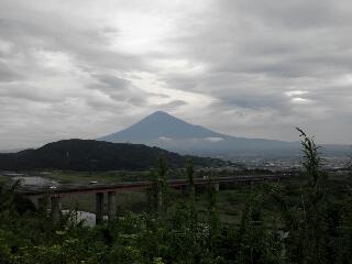 富士川SAからの富士山