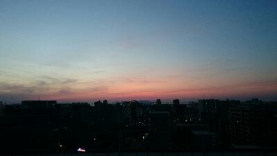 4月1日の夕暮れ